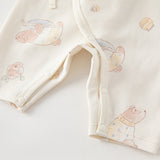 Dave&Bella Newborn/Baby Girls/Boys Playful Multi-print Indoor Breathable Cotton Rompers
