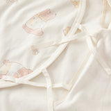 Dave&Bella Newborn/Baby Girls/Boys Playful Multi-print Indoor Breathable Cotton Rompers