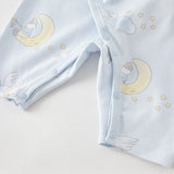 Dave&Bella Newborn/Baby Girls/Boys Playful Multi-print Indoor Breathable Cotton Rompers