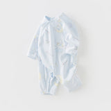 Dave&Bella Newborn/Baby Girls/Boys Playful Multi-print Indoor Breathable Cotton Rompers