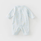 Dave&Bella Newborn/Baby Girls/Boys Playful Multi-print Indoor Breathable Cotton Rompers