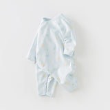 Dave&Bella Newborn/Baby Girls/Boys Playful Multi-print Indoor Breathable Cotton Rompers