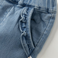Dave&Bella Baby Girls Casual Cute Sweet Jeans Pants