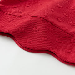 Dave&Bella Toddler Girls Autumn Adorable Festival Red Sleeveless Princess Tank Dress