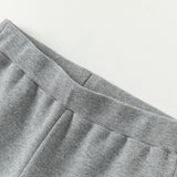 Dave&Bella Toddler Girls Pink/Dark Grey Soft Cotton Slim Fitting Pants