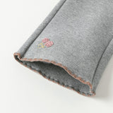 Dave&Bella Toddler Girls Pink/Dark Grey Soft Cotton Slim Fitting Pants