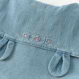Dave&Bella Toddler Girls Fashion Denim Rabbit Ears Collar Jackets