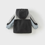Dave&Bella Unisex Kids/Toddler Casual Hooded Jacket — Windproof & Fleece-Lined