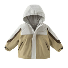 Dave&Bella Unisex Kids/Toddler Casual Hooded Jacket — Windproof & Fleece-Lined