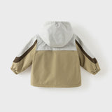 Dave&Bella Unisex Kids/Toddler Casual Hooded Jacket — Windproof & Fleece-Lined