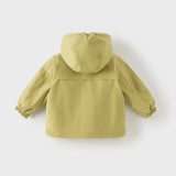 Dave&Bella Unisex Kids/Toddler Casual Hooded Jacket — Windproof & Fleece-Lined