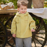 Dave&Bella Unisex Kids/Toddler Casual Hooded Jacket — Windproof & Fleece-Lined