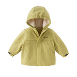 Dave&Bella Unisex Kids/Toddler Casual Hooded Jacket — Windproof & Fleece-Lined