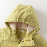 Dave&Bella Unisex Kids/Toddler Casual Hooded Jacket — Windproof & Fleece-Lined