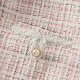 Dave&Bella Toddler Girls Elegance Light Pink Coat  A-line Mesh Dress Set