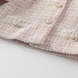 Dave&Bella Toddler Girls Elegance Light Pink Coat  A-line Mesh Dress Set