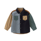 Dave&Bella Toddler Boy Casual Cotton Jacket Shirt Tops