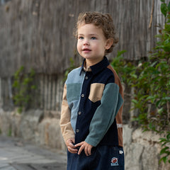 Dave&Bella Baby Boy Casual Spring Autumn Cotton Jacket Shirt