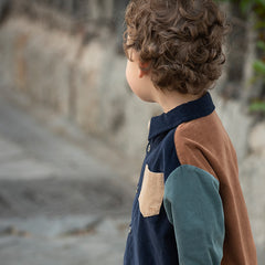 Dave&Bella Baby Boy Casual Spring Autumn Cotton Jacket Shirt