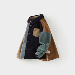 Dave&Bella Baby Boy Casual Spring Autumn Cotton Jacket Shirt