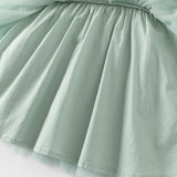 Dave&Bella Toddler Girls Elegance Green Fashion Knitted Mesh Princess Dress