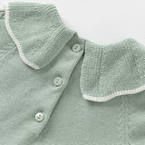Dave&Bella Toddler Girls Elegance Green Fashion Knitted Mesh Princess Dress