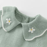 Dave&Bella Toddler Girls Elegance Green Fashion Knitted Mesh Princess Dress