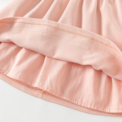 Dave&Bella Toddler Girls Autumn Sweet Pink A-line Comfortable Party Dress