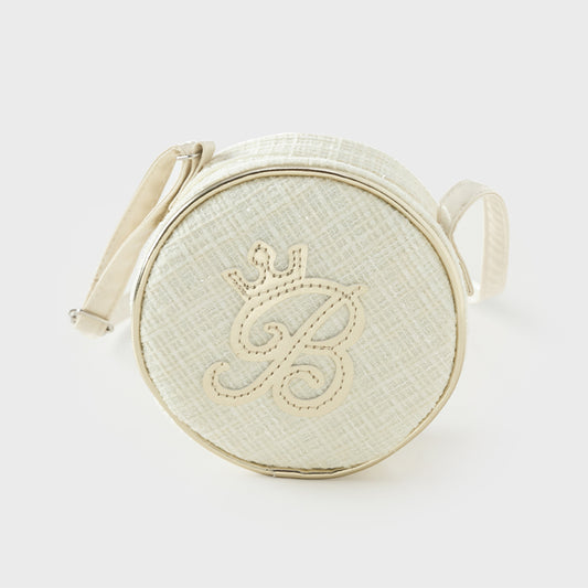 Dave&Bella Kids/Toddler Girls Fashion Silver White Adjustable Shoulder Handbags