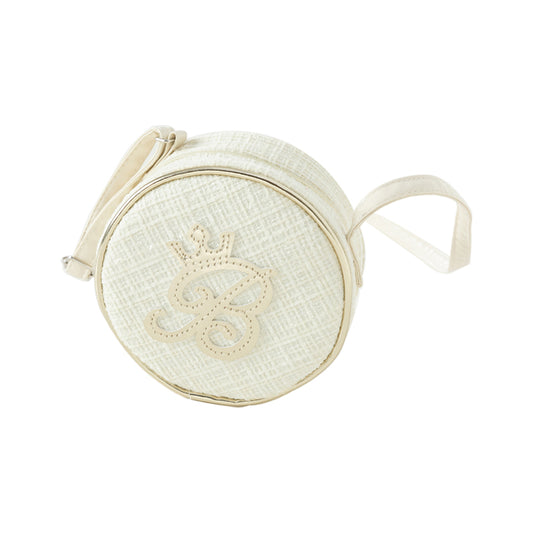 Dave&Bella Kids/Toddler Girls Fashion Silver White Adjustable Shoulder Handbags