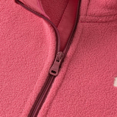 Dave&Bella Toddler Boys/Girls Red/Rose Hooded Detachable Fleece Liner Jackets