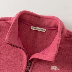 Dave&Bella Toddler Boys/Girls Red/Rose Hooded Detachable Fleece Liner Jackets