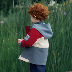 Dave&Bella Toddler Boys/Girls Red/Rose Hooded Detachable Fleece Liner Jackets
