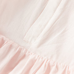 Dave&Bella Toddler Girls Sweet Pink Floral Lace Collor Chinese-style Mesh Dress