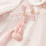 Dave&Bella Baby Girl Newborn Casual Cotton Floral Romper Jumpsuit