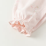 Dave&Bella Baby Girl Newborn Casual Cotton Floral Romper Jumpsuit