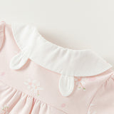 Dave&Bella Baby Girl Newborn Casual Cotton Floral Romper Jumpsuit