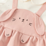 Dave&Bella Toddler Girls Milk White/Pearl Pink Adorable Party Dress