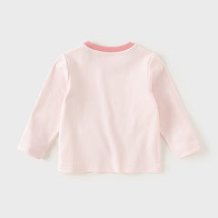 Dave&Bella Girls/Boys Spring Animal Print Cartoon T-shirt Tops