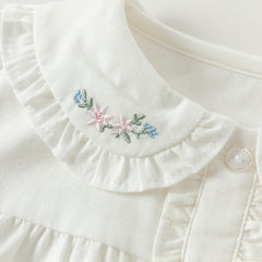 Dave&Bella Baby Girls Spring Cotton Sweet Blouse Tops