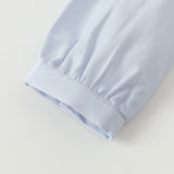 Dave&Bella Toddler Girls Blue/White Cotton Sweet Doll Collar Shirts Tops