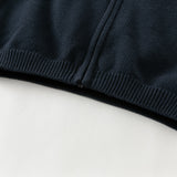 Dave&Bella Toddler Boys Blue Cotton Breathable Hooded Outwear Sweater Coats