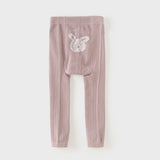 Dave&Bella Toddler Girls Casual Animal Print Footless Leggings