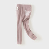 Dave&Bella Toddler Girls Casual Animal Print Footless Leggings
