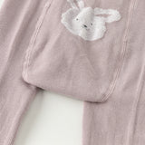Dave&Bella Toddler Girls Casual Animal Print Footless Leggings