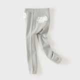 Dave&Bella Toddler Girls Casual Animal Print Footless Leggings