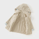 Dave&Bella Boys Toddler Casual Windbreaker Hooded Jackets