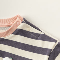 Dave&Bella Baby Girl Casual Lovely Gentle Hooded Sweatshirt