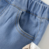 Dave&Bella Toddler Girls Sweet Casual Jeans