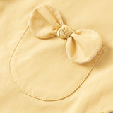Dave&Bella Toddler Girls Sweet Pink/Yellow Outwear Hooded Coats